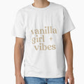 Vanilla Girl Vibes – Minimal Soft Aesthetic Tee by ALITOPRINCE