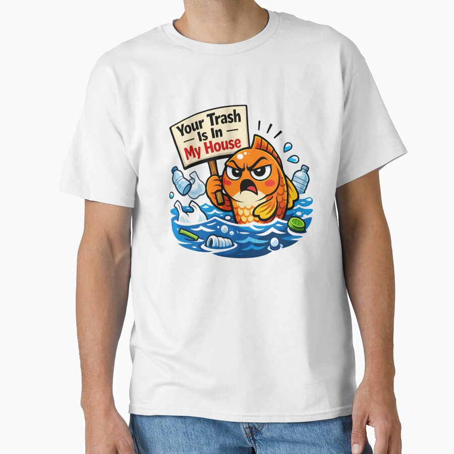 Angry Fish Protecting Ocean From Plastic Pollution by Nuvoro Eco Awareness
