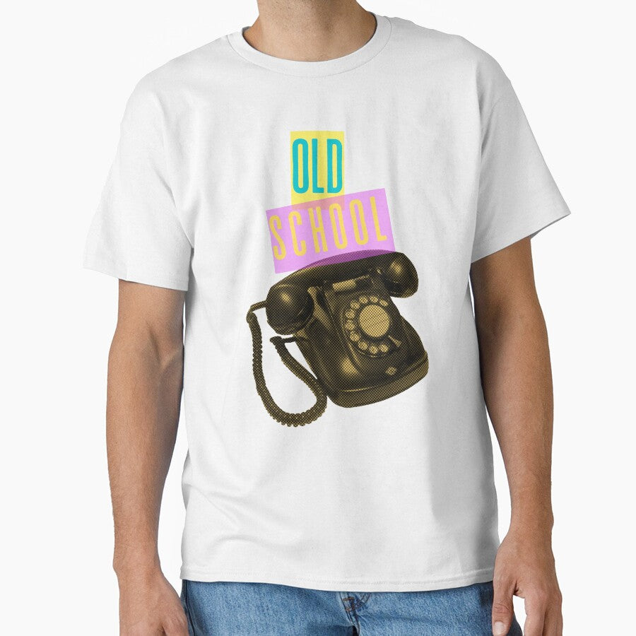 Vintage Old School Telephone by Snapdragon Designs