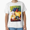 A Colorful Cheese Platter with Grapes and Strawberries Celebrating Freshness and Visual Delight by OlfactoART Studio