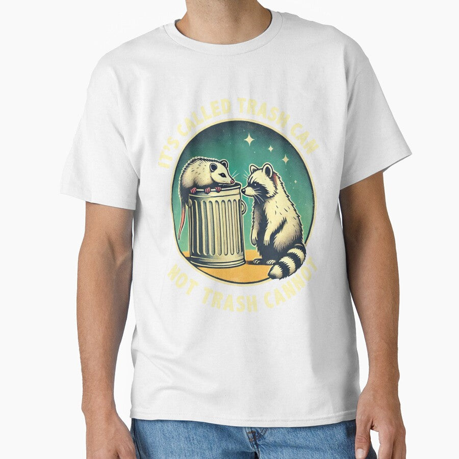 Funny Possum Raccoon Trash Can Not Trash Cannot Raccoon by BlueBerry-Pengu