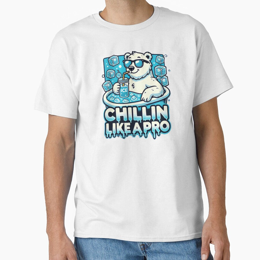 Chillin like a pro Polar Bear design by  Any Mood Designs