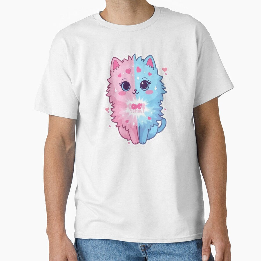 Cotton Candy Cat Kawaii Sticker by Stylestickers55