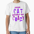 One Cat Short Of Crazy, Purple and Pink by Constant Readers