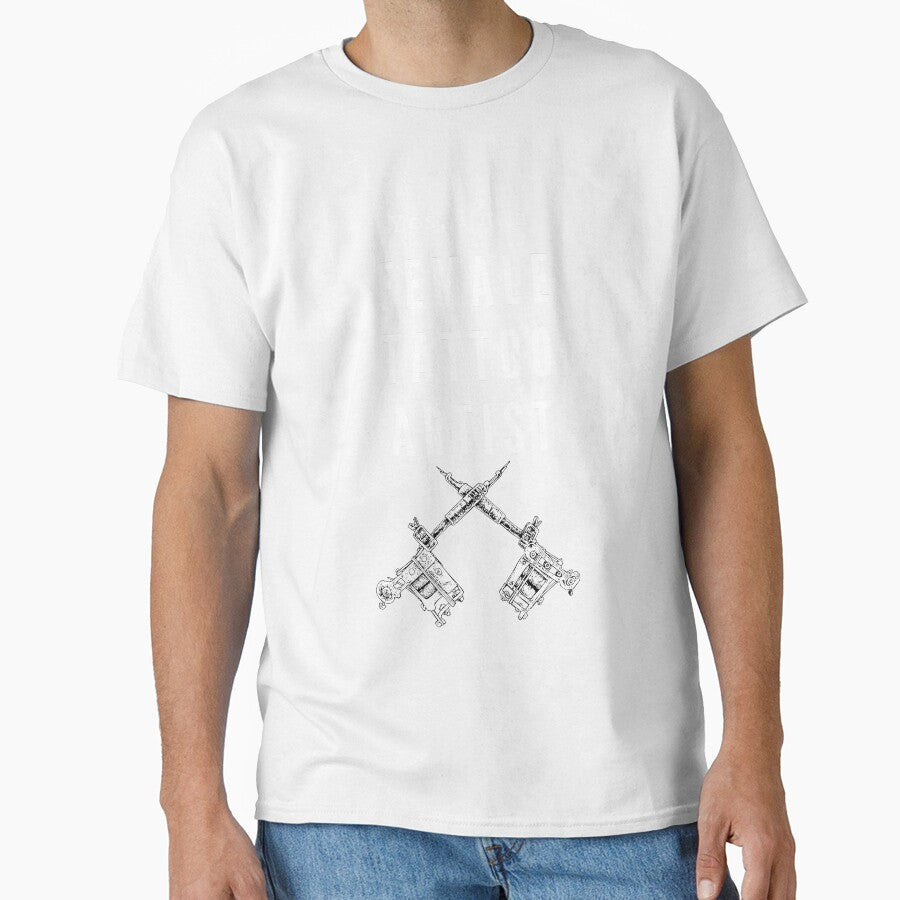 I’m a female tattoo artist - best female tattoo artist in town Tattooed junkie design gifts ink culture beards barber awesome super power tacos tequila by CJCTEES