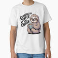 Running on Coffee and Chaos – Cute Sloth Mug Life by Design Delinquent