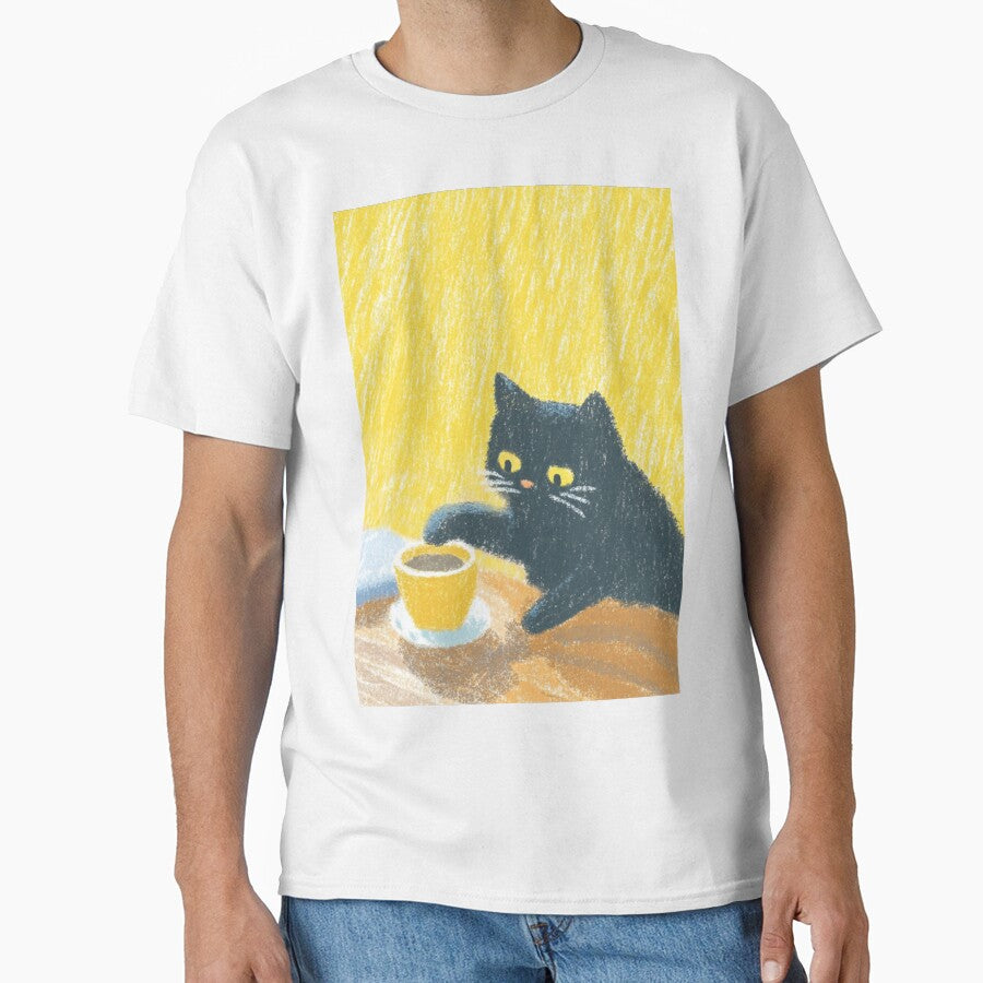 Paw Dipping Black Cat by itsallaboutcats