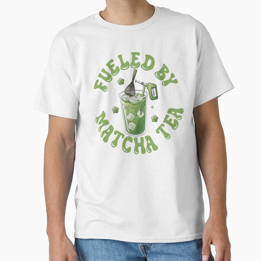 Fueled By Matcha Tea – Funny Green Matcha Lover Aesthetic by dianadouri