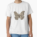 beige moth (linework) by Dorian Winter