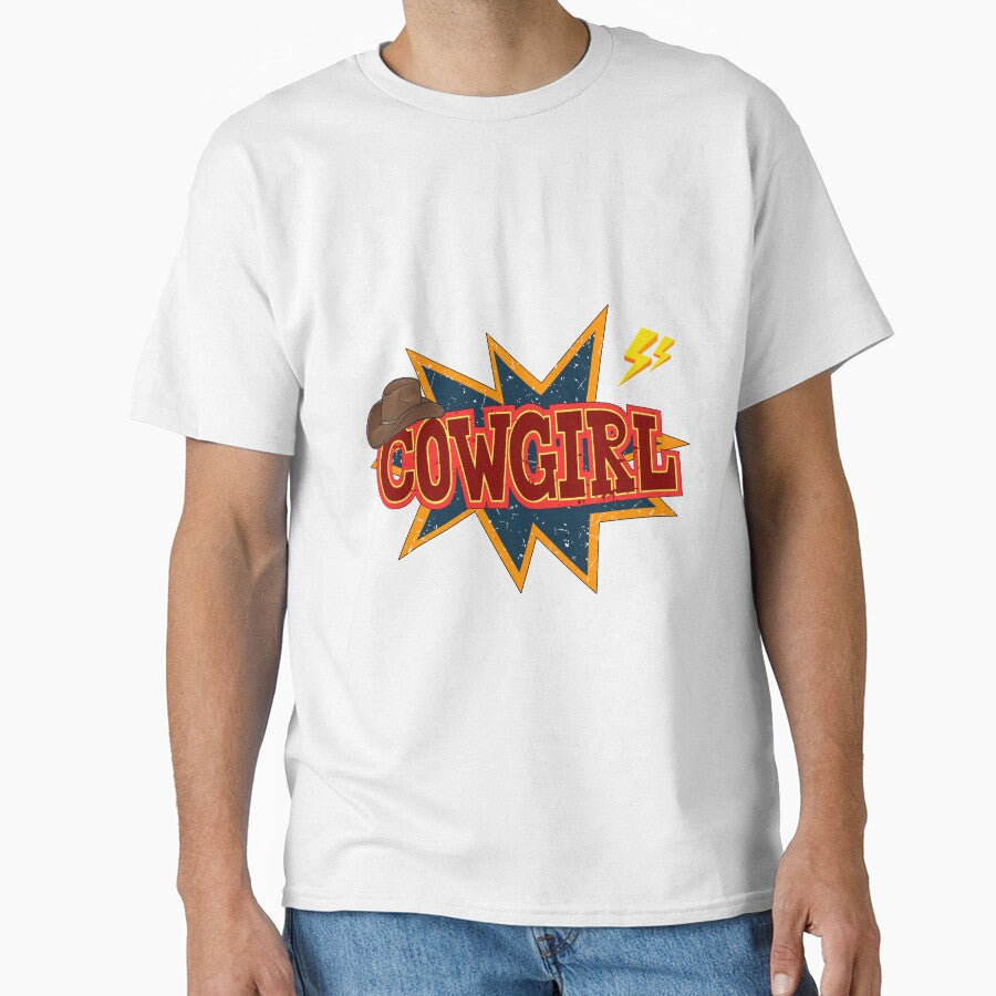 Cowgirl western rodeo vintage retro graphic by AaryaGraphics