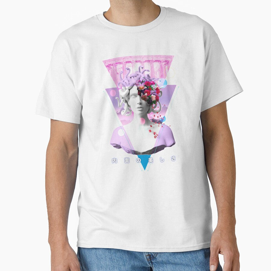 Vaporwave Medusa Statue Aesthetic Art Retro Japanese Otaku by Hitagivapor