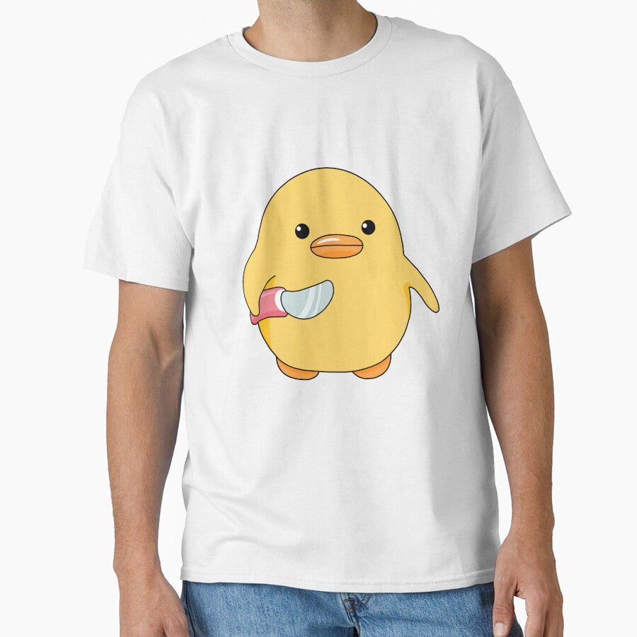 Angry little duckling with a knife by SamyraPereira