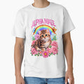 Alpha Male Funny Kitten Rainbow Floral by skshop8