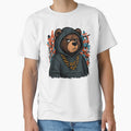 Streetwear Bear in Hoodie & Chains by PixelStyle Studio