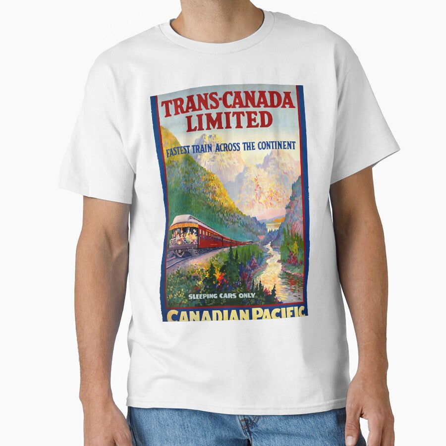 Vintage Travel Poster Canada Trans Canada Limited Canadian Pacific by Lazarz8