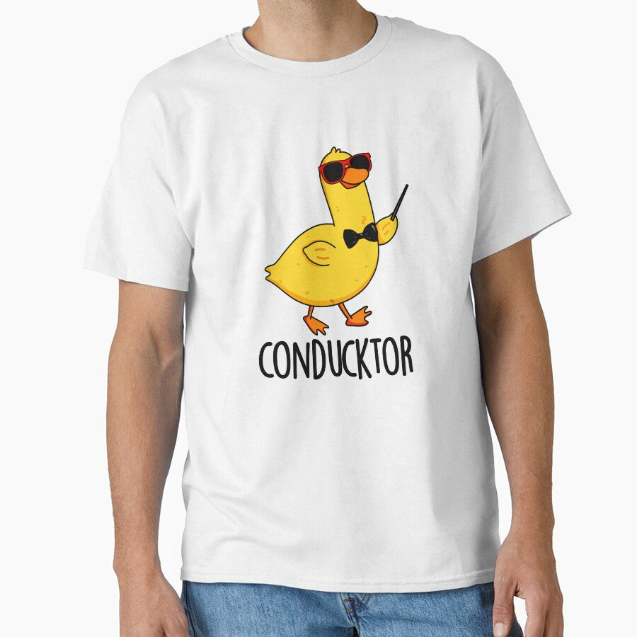 Con-duck-tor Funny Music Conductor Duck Puns by punnybone