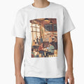 Coffeeshop With People Sitting In Themor Standing By Them by Echo Aesthetics