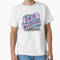 Data Whisperer! Pink And Blue Data Analyst Laptop by PMCreative