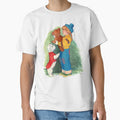 Vintage Winter Girl with Teddy Bear and Dog by Storybook-Illustrations