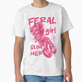 Feral Girl Summer with Pink Kaws Hypebeast Figurine by OmoYolo