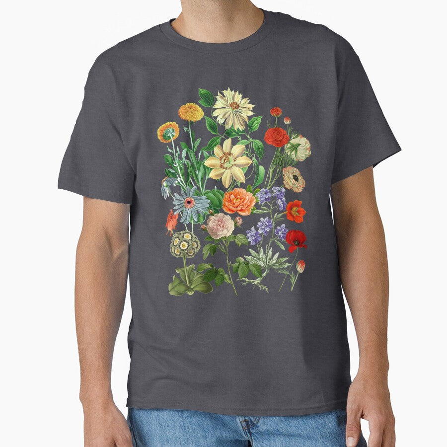 vintage flowers botanical art by FLIP-original