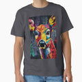 Protect the Wild Deer - Dynamic Face Composition with Colorful Patterns and Typography by OlfactoART Studio