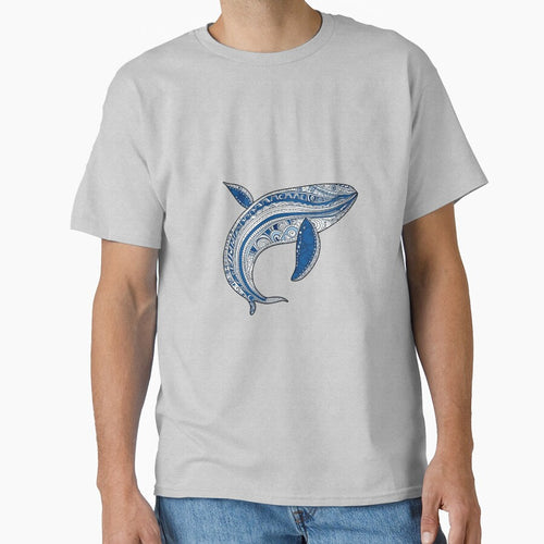 Aboriginal Art Blue Whale by sonorian