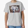 White Fluffy Dogs by edwinvisuals