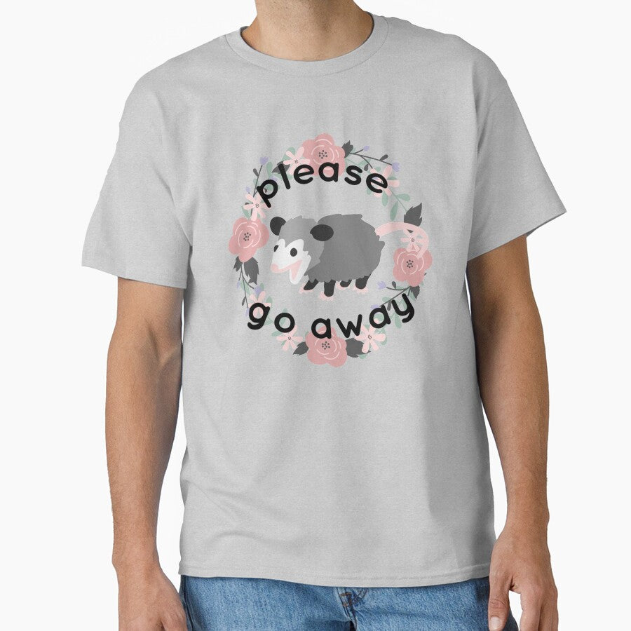 introvert opossum says please go away by Lindsey Sheets