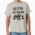 Yoga Saying Sweating My Asana Off Motivational Quote by SoccaTamam