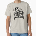 Yoga Saying Be Gentle With Yourself Motivational Quote by SoccaTamam