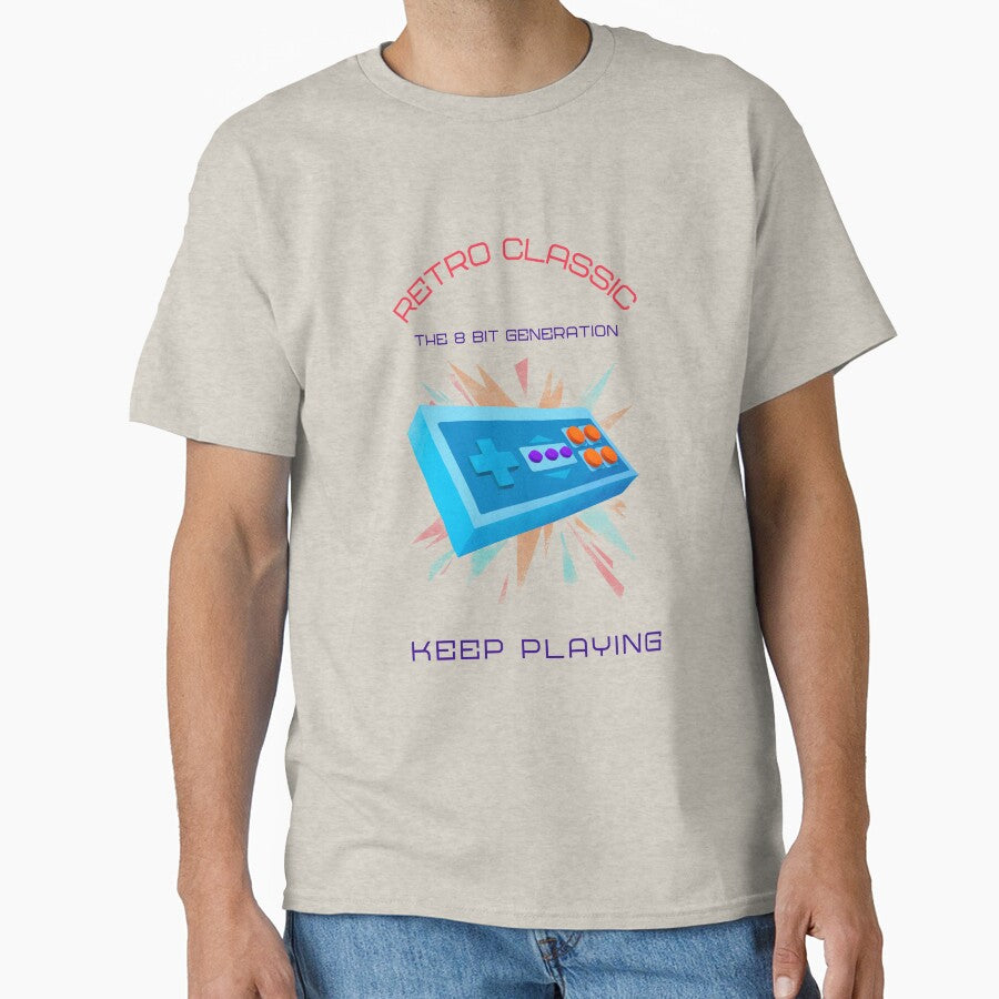 Gaming controller retro classic 8 bit generation by dreamwearprints