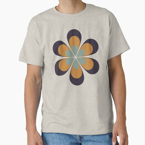 6 Petals Retro Flower by designandclouds