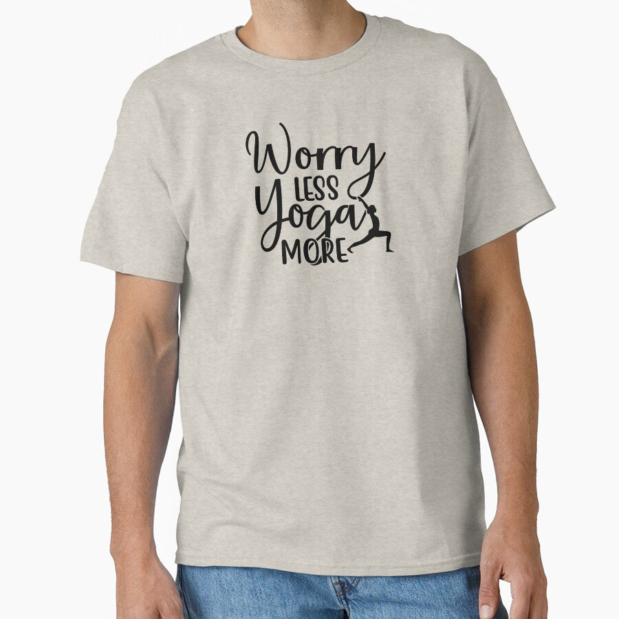 Yoga Saying Worry Less Yoga More Motivational Quotes by SoccaTamam
