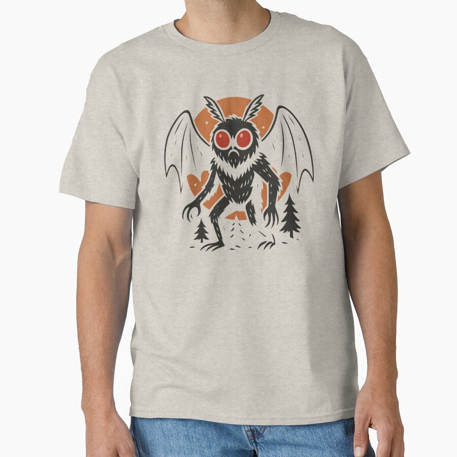 Mothman Art Cryptids by Planetporridge