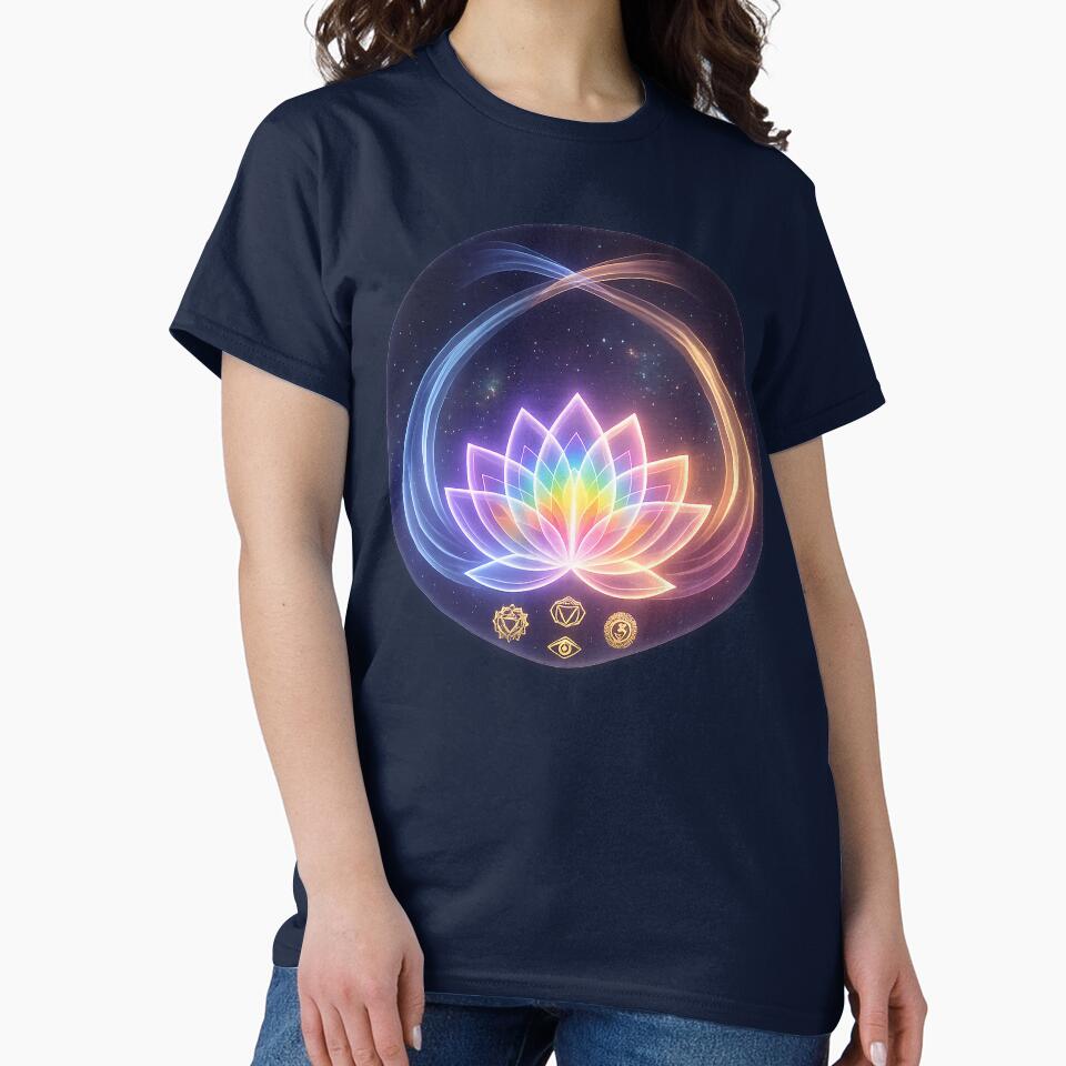 Cosmic Chakra Lotus: Rainbow Balance & Spiritual Symbols by Duoluminis-luminko