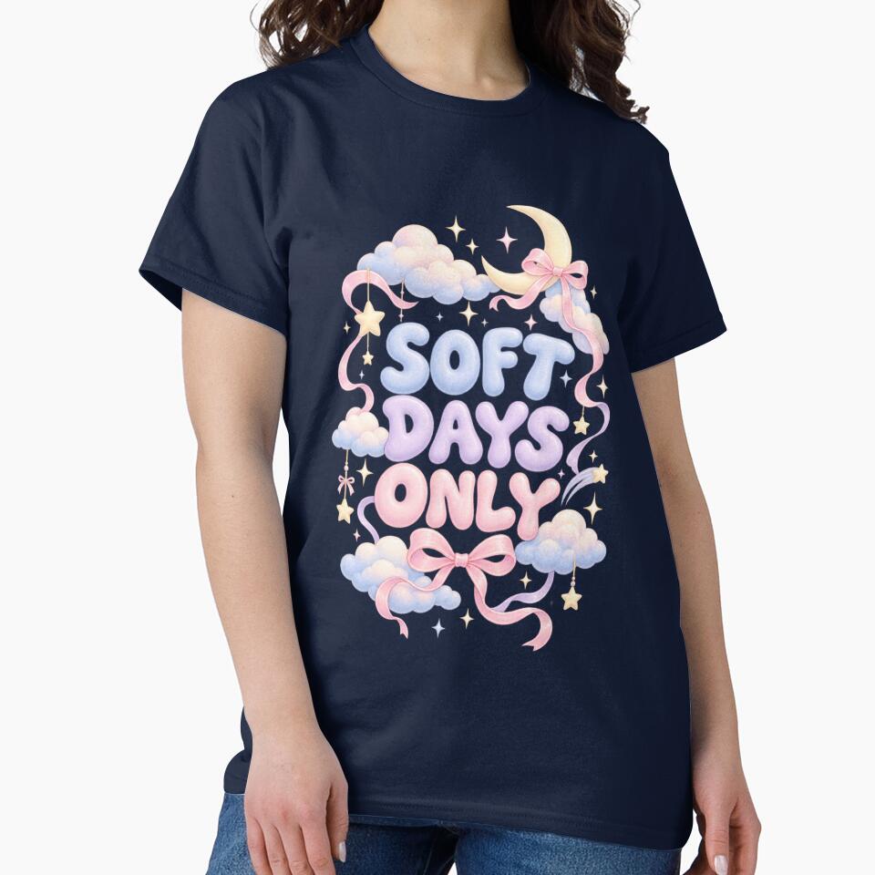 Soft Days Only Cloud Aesthetic by Doodle Souq