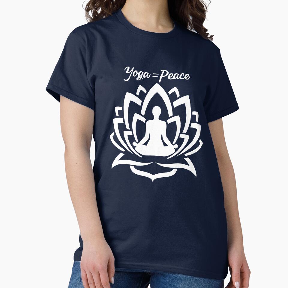 Better living Yoga is Peace by Khushi Graphics