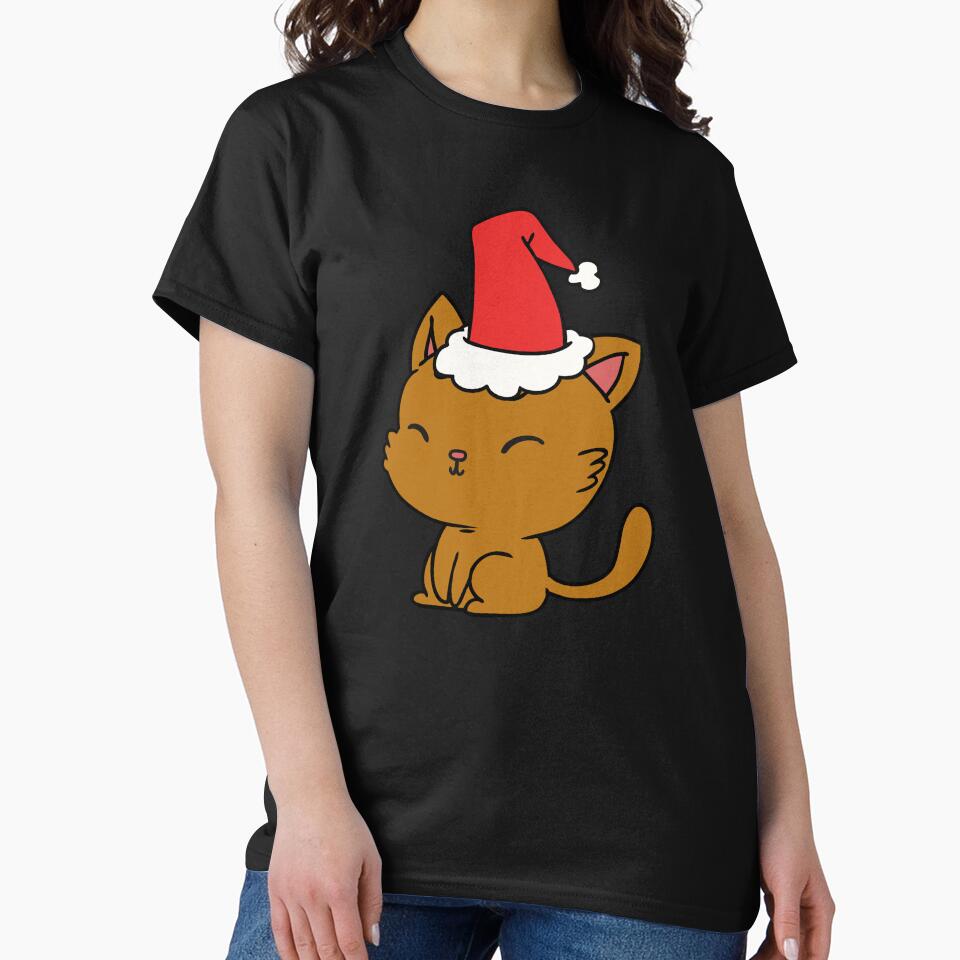 Cute Meowy Cat Christmas by Happy-PrintZ