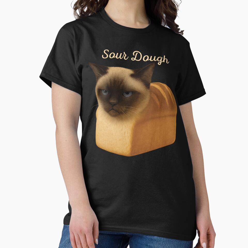 Funny Pure Bread Siamese Cat Freshly Baked Sour Dough by d247