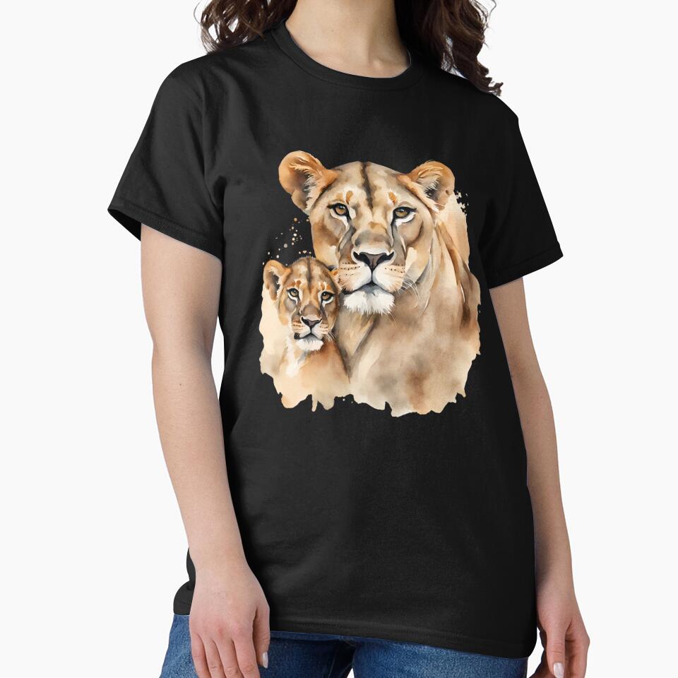 Mother Lioness and Her Cub - Happy Mother's Day by LEOOTY