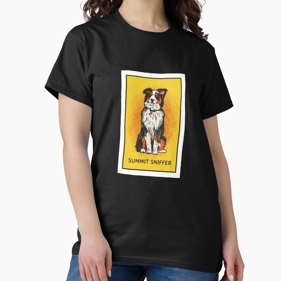 Summit Sniffer Dog T-Shirt by gjen53