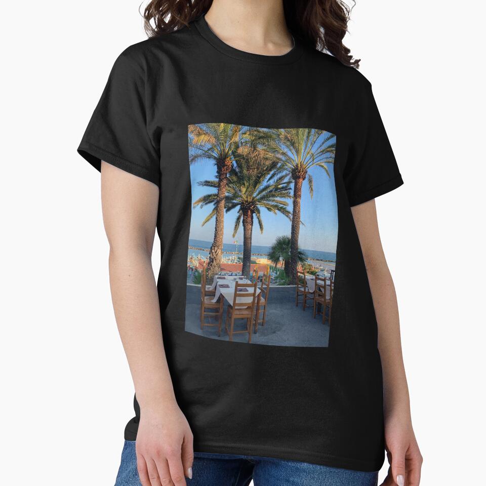 Italian Summer Beach Restaurant Sea Palms by eleonoraingrid