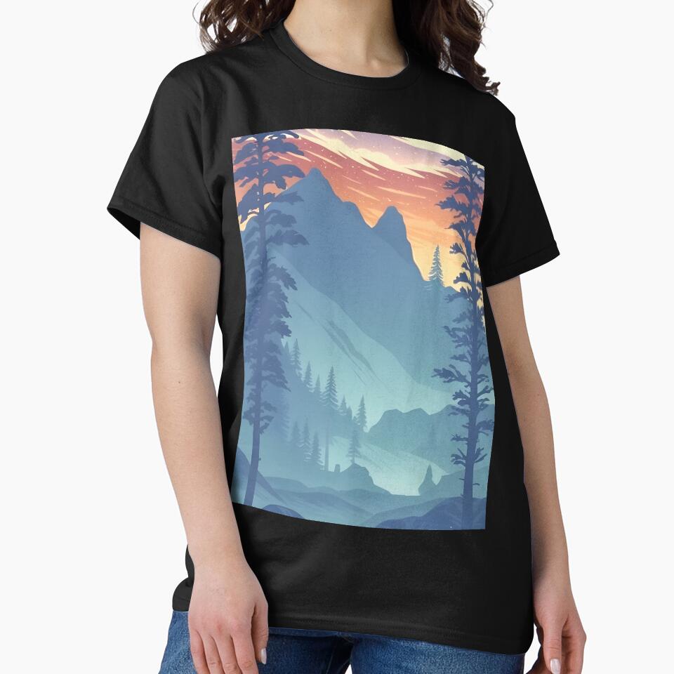 Enhance Your Space with Our Beautiful Collection of Minimalist Matte Painting of Beautiful Mountain Landscape in the Bavarian Alps Prints by supeart