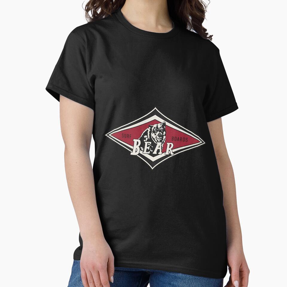 Vintage Surfing Bear Big Wednesday Cult Surfboard Surf Logo Diamond Retro by poukamkitamg