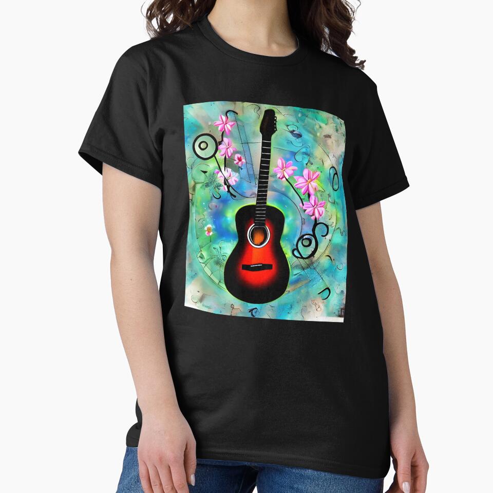 Nature Guitar with Flower by gramizzia