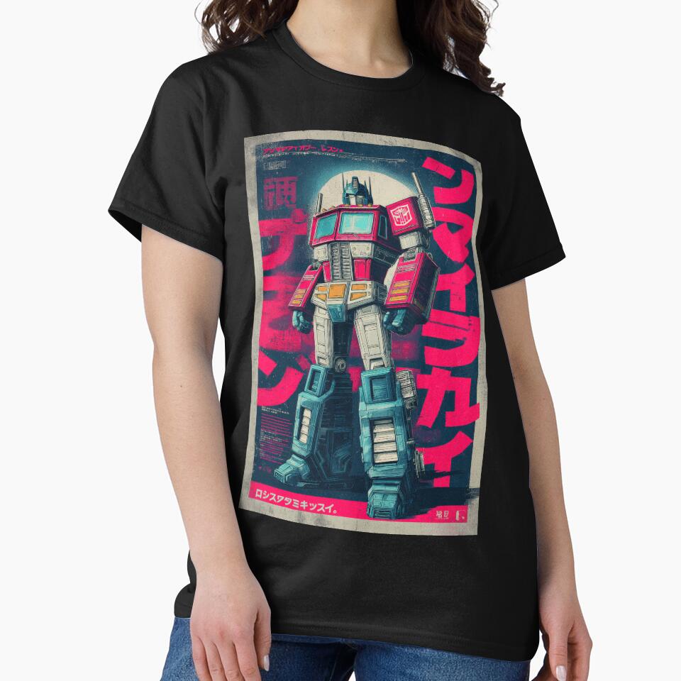 Vaporwave Warned Optimus by AnimeArsenalPrints