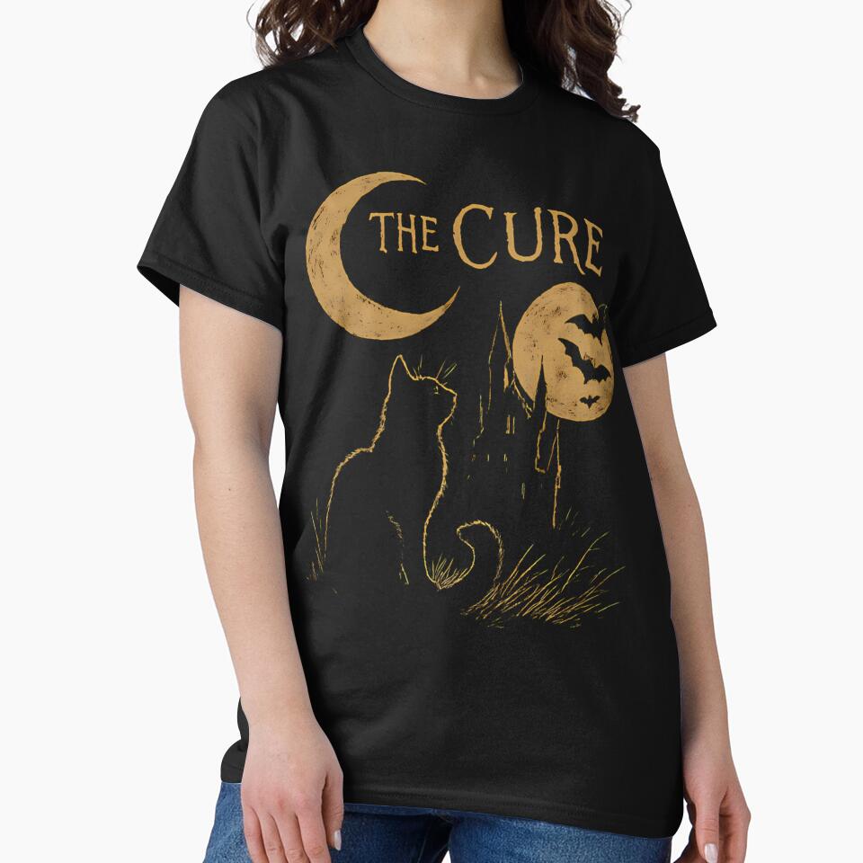 Gothic Cat And Moon The Cure by KeithArtWorks