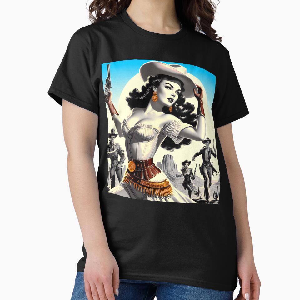 Retro Western Pin-up by PulpVintage