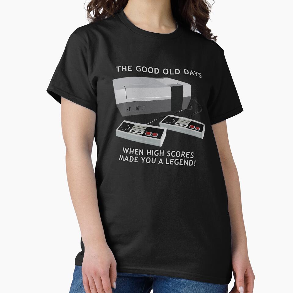 Retro gaming "The Good Old Days When High Scores Made You A Legend!" by JDMTees